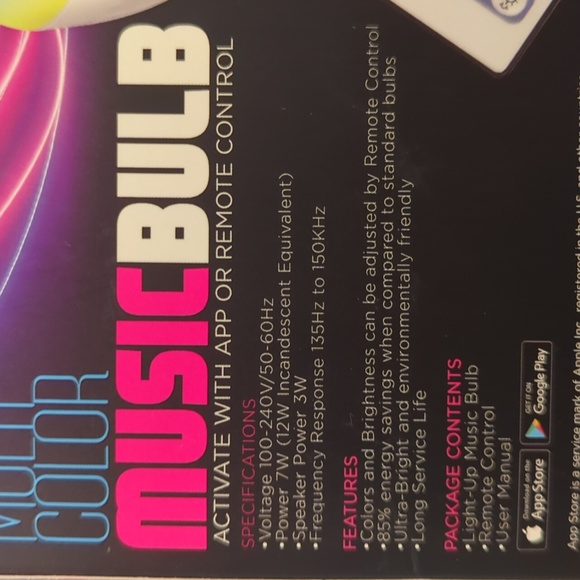 Music Light Bulbs - Picture 4 of 4